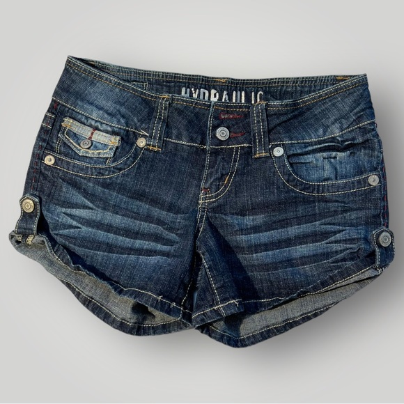 Hydraulic Denim Shorts - Picture 2 of 15